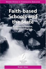 Cover of: Faith-based Schools and the State by Harry Judge