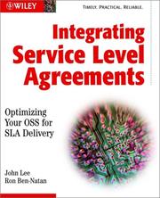 Cover of: Integrating Service Level Agreements by John Lee, Ron Ben-Natan