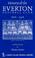 Cover of: The History of the Everton Football Club, 1878-1928 (Desert Island Football Histories)