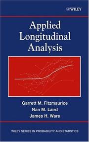 Applied longitudinal analysis by Garrett M. Fitzmaurice