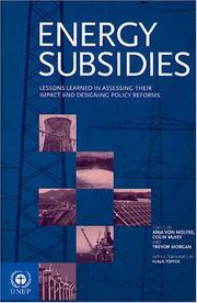 Cover of: Energy Subsidies