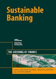 Cover of: Sustainable Banking: The Greening of Finance