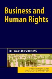 Cover of: Business and Human Rights: Dilemmas and Solutions