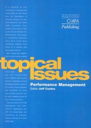 Cover of: Performance Management (Topical Issues)