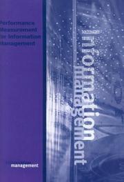 Cover of: Performance Measurement for Information Management (Information Management S.)