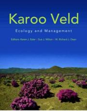 Cover of: Karoo Veld Ecology and Management