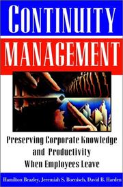 Continuity management