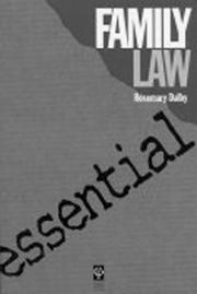 Cover of: Essential Australian Family Law