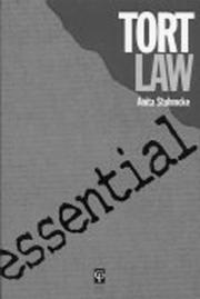 Essential Australian Tort Law by Anita Stuhmcke