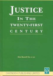 Cover of: Justice In The 21st Century