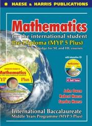 Cover of: Pre Diploma MYP5 International Baccalaureate (IB Middle Years)
