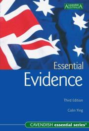 Australian Essential Evidence 3/e by Colin Ying