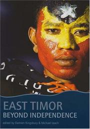 Cover of: East Timor: Beyond Independence (Monash Papers on Southeast Asia)