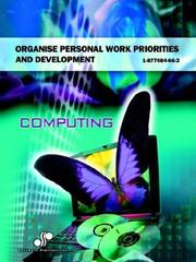 Cover of: Organise Personal Work Priorities and Development
