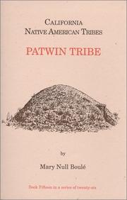 Cover of: Californias Naative American Tribes by Mary Null Boule