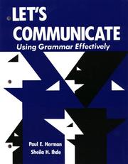 Cover of: Let's Communicate by Paul E. Herman, Sheila Ihde, Paul Herman