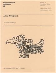 Cover of: Lisu Religion (Occasional Paper Number 13, 1989)