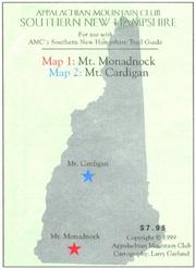 Cover of: Cardigan/Monadnock: Southern New Hampshire Trail Guide Map (T)