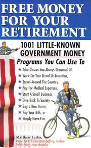 Cover of: Free Money For Your Retirement by Matthew Lesko, Mary Ann Martello