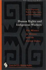 Cover of: Human Rights and Indigenous Workers: The Mixtecs in Mexico and the U S (Current Issue Brief)