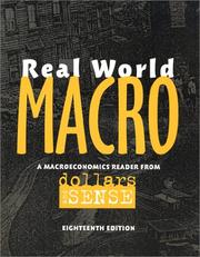 Cover of: Real World Macro by John A. Miller, Ellen Frank, Miller, John, Alejandro Reuss, The D&S Collective
