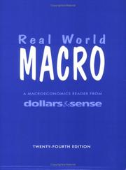 Cover of: Real World Macro: A Macroeconomics Reader from Dollars & Sense, 24th edition