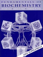 Cover of: Fundamentals of Biochemistry 2002 Update (Suppliment 64 Pages) by Donald Voet, Judith G. Voet, Charlotte W. Pratt