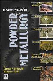 Cover of: Fundamentals of Powder Metallurgy