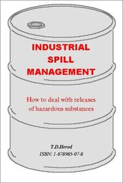 Cover of: Industrial Spill Management  by 