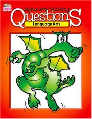 Cover of: Higher Level Thinking Questions: Language Arts