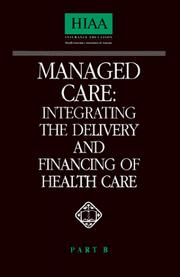 Cover of: Managed Care by Various