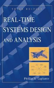 Cover of: Real-Time Systems Design and Analysis by Phillip A. Laplante