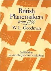 Cover of: British Planemakers from 1700