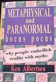 Cover of: Metaphysical and Paranormal Hocus Pocus by Kashi Albertsen