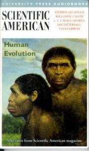 Cover of: Human Evolution: Selections from Scientific American Magazine
