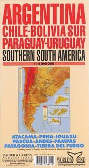 Cover of: Argentina / Chile / Uruguay / Paraguay Map by Urruty Zagier