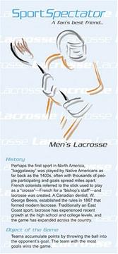 Cover of: SportSpectator Men's Lacrosse Guide (Basic Lacrosse Rules and Strategies)