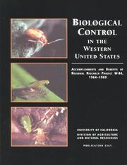 Biological Control in the Western United States by J. R. Nechols