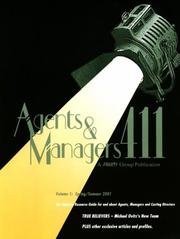 Cover of: Agents&Managers 411 2000 by 