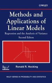 Methods and applications of linear models by R. R. Hocking