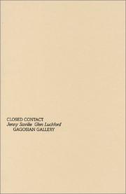 Cover of: Jenny Saville & Glen Luchford: Closed Contact