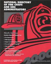 Cover of: National Directory of Fire Chiefs and Ems Administrators 2000 (National Directory of Fire Chiefs and Ems Administrators, 2000) | 
