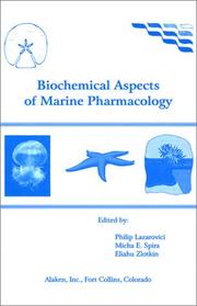 Cover of: Biochemical Aspects of Marine Pharmacology