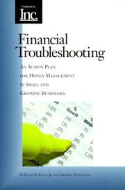 Cover of: Financial Troubleshooting: An Action Plan for Money Management in Small and Growing Business