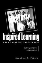 Cover of: Inspired to Learn: Why We Must Give Children Hope
