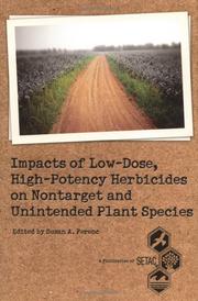 Cover of: High-Potency Herbicide Impacts on Nontarget Plants (SETAC Technical Publications Series) (Setac Technical Publications Series)