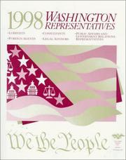 Cover of: Washington Representatives 1998 (Washington Representatives)