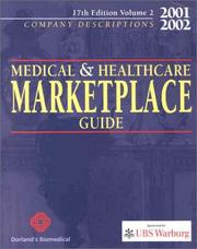Cover of: Medical & Healthcare Marketplace Guide 2001-2002