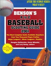 A to Z Professional Scouting Guide (Benson's A to Z Baseball Scouting Guide) by John Benson
