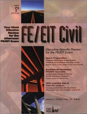 Cover of: FE/EIT Civil Discipline-Scientific Review for the FE/EIT Exam